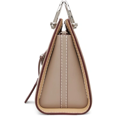 Shop Alexander Mcqueen Taupe 'the Short Story' Tote In 2350 Taupe