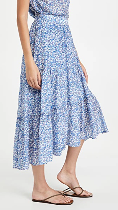 Shop Xirena Iris Skirt In Bleu Bell