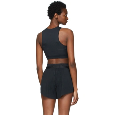 Shop Nike Black Aeroswift Crop Top In 010 Black