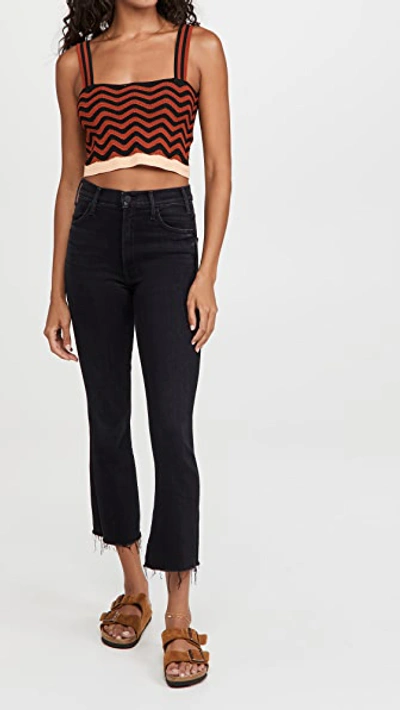 Mother The Hustler Ankle Fray Jeans Encounters At Night