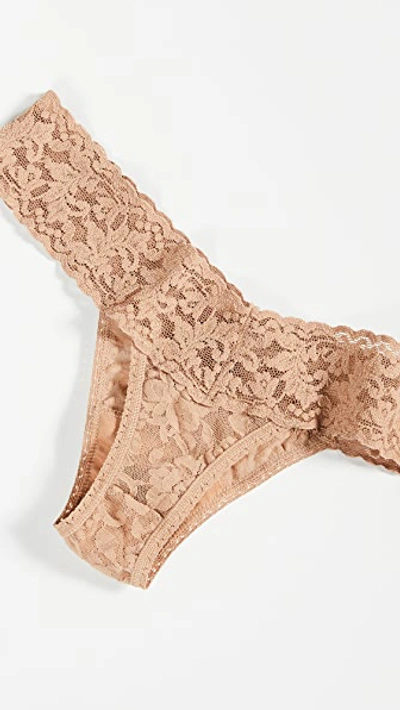 Hanky Panky 3 Pack Neutrals Low Rise Thongs In Neutral