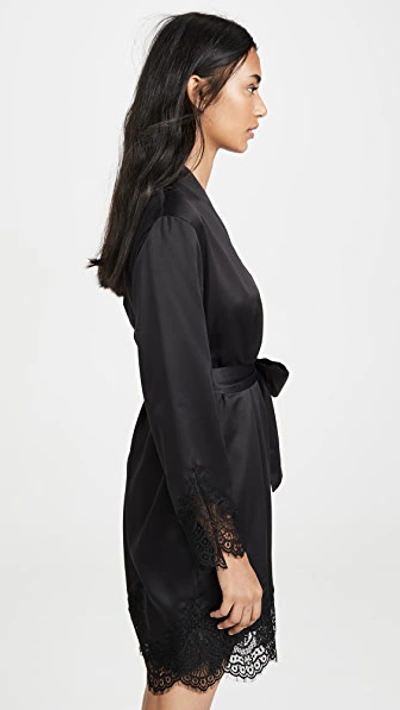 Shop Simone Perele Eclipse Kimono In Black