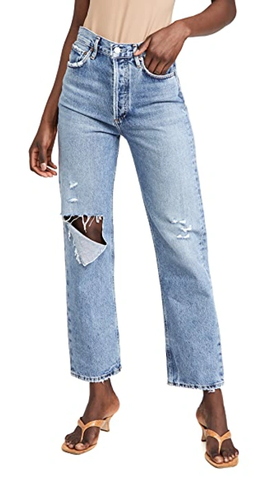 Shop Agolde The 90's Pinch Waist Jeans Lineup 28