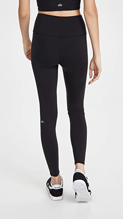 Shop Alo Yoga High-waist Airbrush Leggings Black