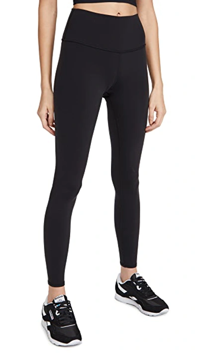 Shop Alo Yoga High-waist Airbrush Leggings Black