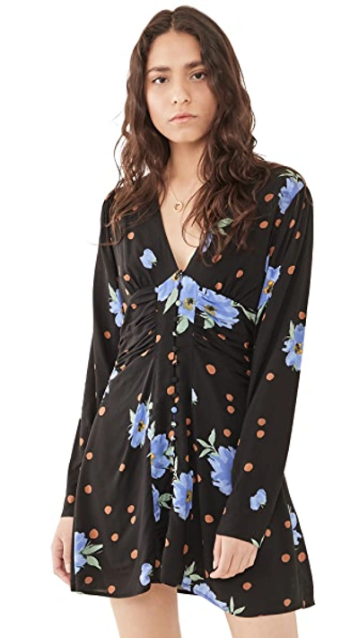 Shop Free People Date Night Mini Dress In Moonlight Combo