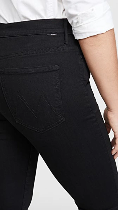 Mother Looker Kimper Womens Denim High Waisted Skinny Jeans In Not Guilty