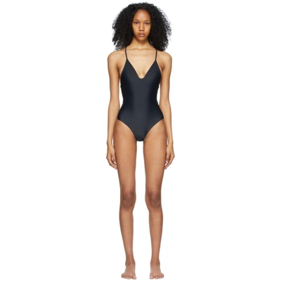 BLACK ALL IN ONE-PIECE SWIMSUIT