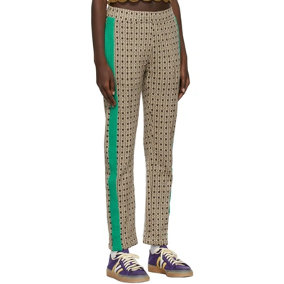 Shop Wales Bonner Brown Geometric Clarendon Lounge Pants