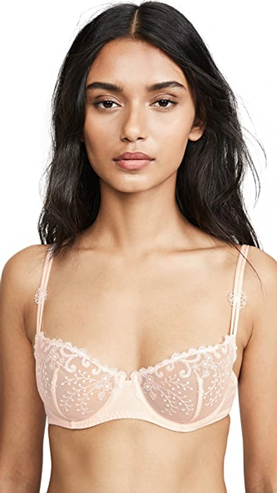 Shop Simone Perele Delice Demi Cup Bra In Blush