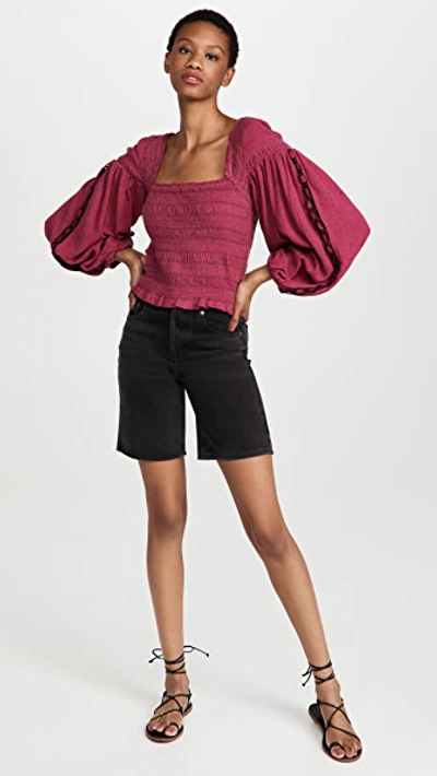 Shop Free People Maggie Embroidered Top