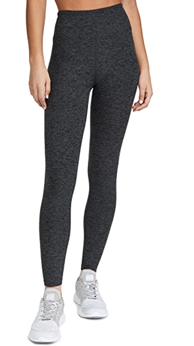 Shop Year Of Ours Yoga Leggings In Charcoal