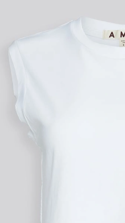 Amo Sleeveless Babe Tee In White
