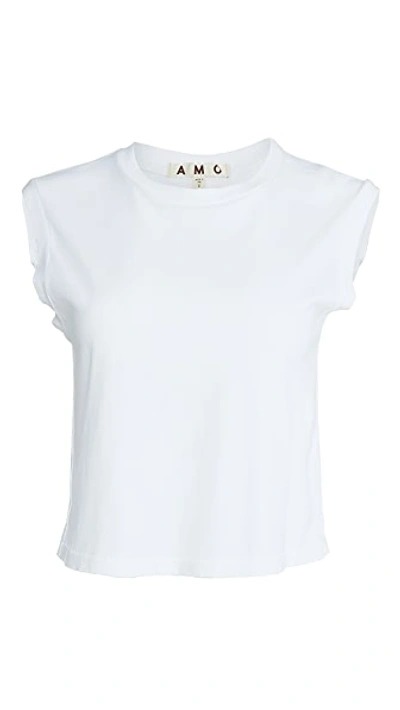 Amo Sleeveless Babe Tee In White