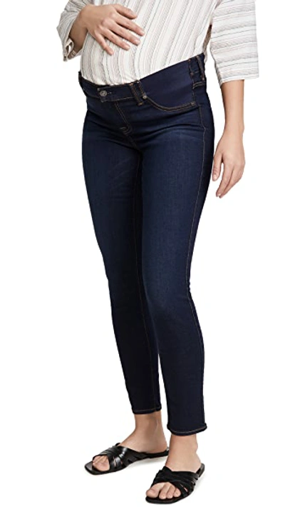 Shop 7 For All Mankind The Ankle Skinny Maternity Jeans Slim Illusion Luxe Tried & Tru