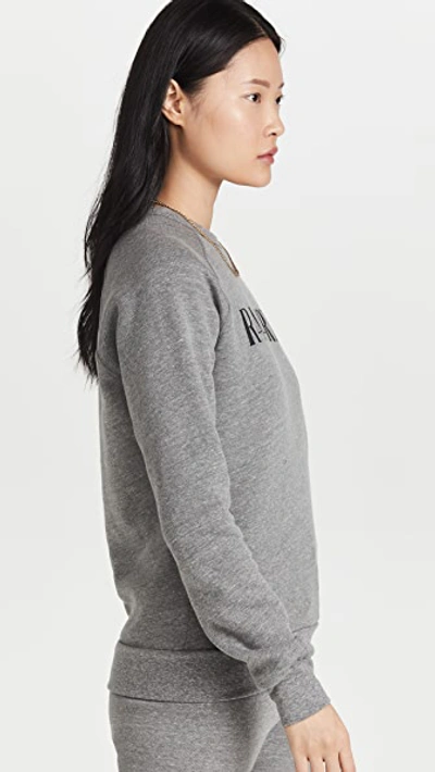 Rodarte Women's Radarte Crewneck Sweatshirt In Grey | ModeSens