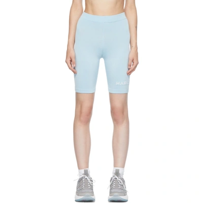 Shop Marc Jacobs Blue 'the Sport Shorts' Shorts In 481 Blue