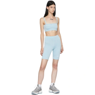 Shop Marc Jacobs Blue 'the Sport Shorts' Shorts In 481 Blue