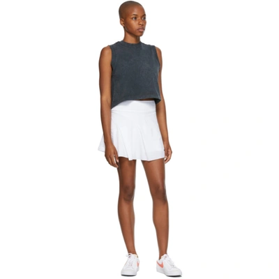 Shop Nike White Court Dri-fit Advantage Slam Tennis Skirt
