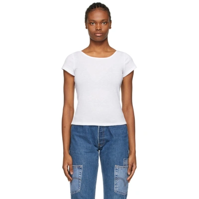 Shop Maryam Nassir Zadeh White Astrid T-shirt In 789 White