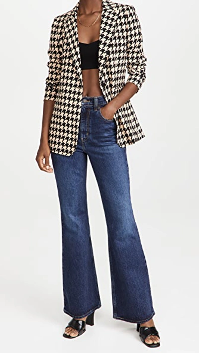 Shop Alice And Olivia Breann Long Fitted Blazer