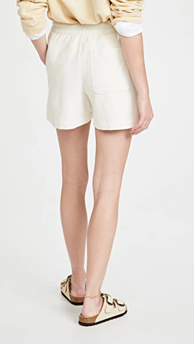 Shop Vince Pull On Shorts In Bone
