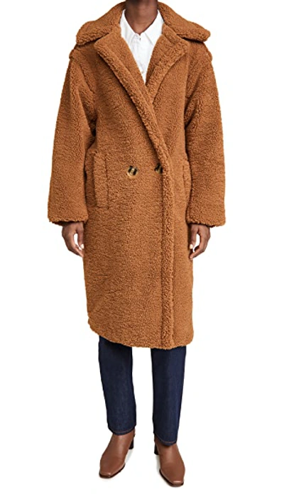 Shop Apparis Daryna Coat Camel Xxl