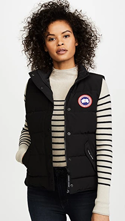 Shop Canada Goose Freestyle Vest Black