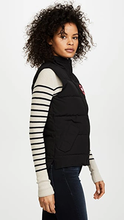 Canada Goose Freestyle Quilted Shell Down Vest In Black