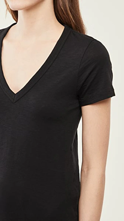 Shop Rag & Bone The Vee Tee Black