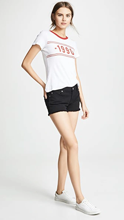 Shop 7 For All Mankind Cut Off Shorts In Black
