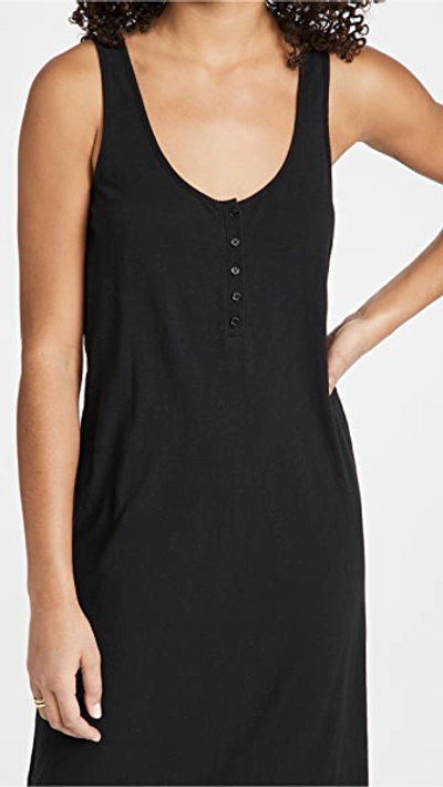 Shop Z Supply Miley Slub Dress In Black