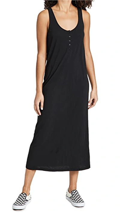 Shop Z Supply Miley Slub Dress In Black