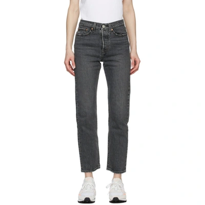 Levi's Grey Wedgie Straight Jeans In Break A Leg | ModeSens