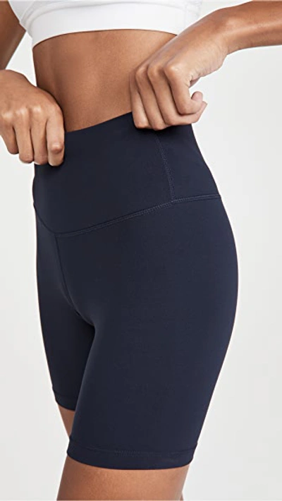 Splits59 Airweight High Waisted Shorts In Indigo
