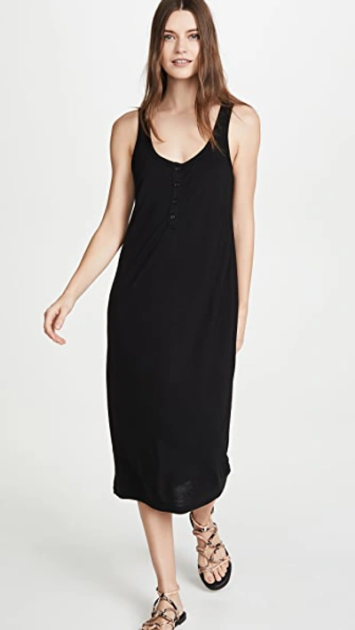 Shop Z Supply The Meridian Dress In Washed Black