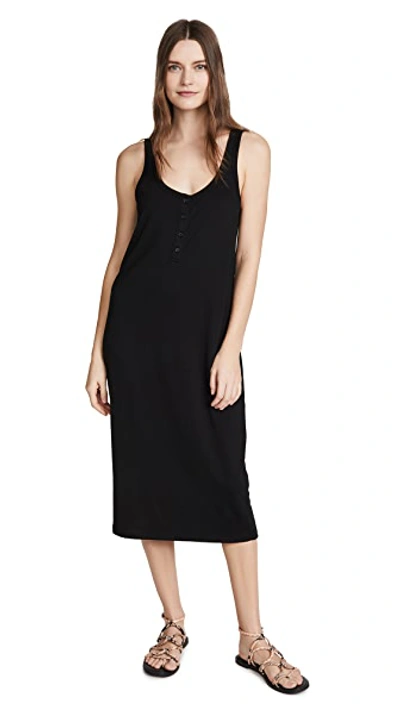 Shop Z Supply The Meridian Dress In Washed Black
