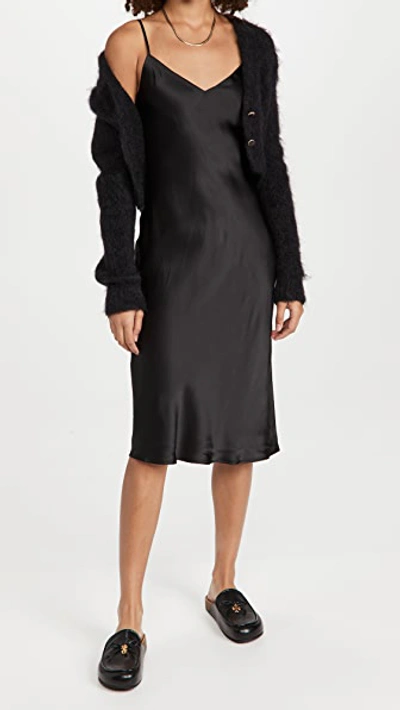 L'agence Narissa Embellished Shirred Midi Dress In Black