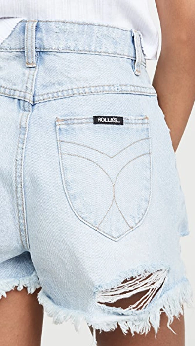 Shop Rolla's Dusters Shorts In Layla Bleach