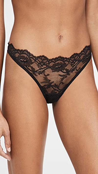 Shop Journelle Anais Thong In Black