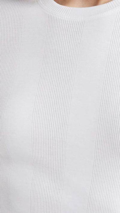 Shop Goldie Short Sleeve Rib Tee White