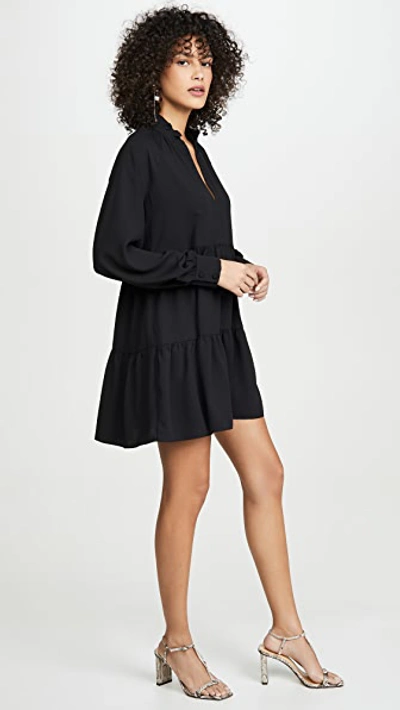 Shop Amanda Uprichard Saffron Dress Black