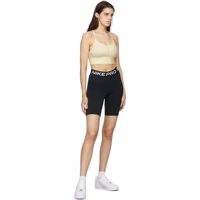 Shop Nike Black Pro 365 8 Inch Shorts In 010 Black/white