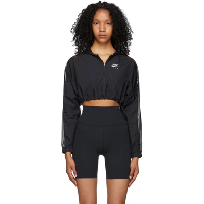 Nike black 2024 crop jacket