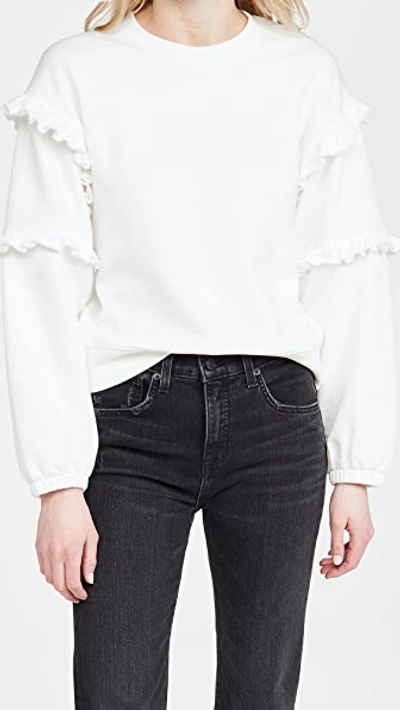 Shop Rebecca Minkoff Evelyn Sweatshirt In White
