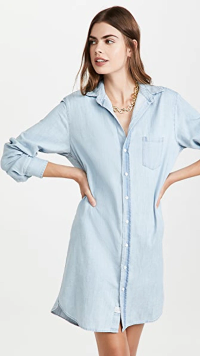 Shop Frank & Eileen Mary Button Up Dress Classic Blue Wash