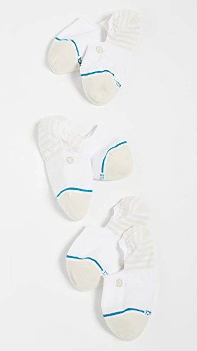 Shop Stance Sensible 3 Pack Socks In White