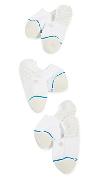 Shop Stance Sensible 3 Pack Socks In White