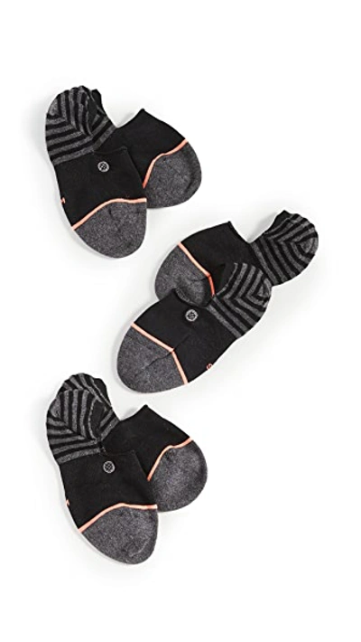 Shop Stance Sensible 3 Pack Socks In Black