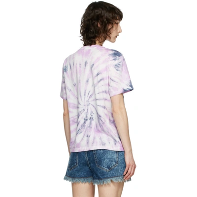 Shop Isabel Marant Étoile Purple 'slow Down' Zewel T-shirt In 86pe Purple